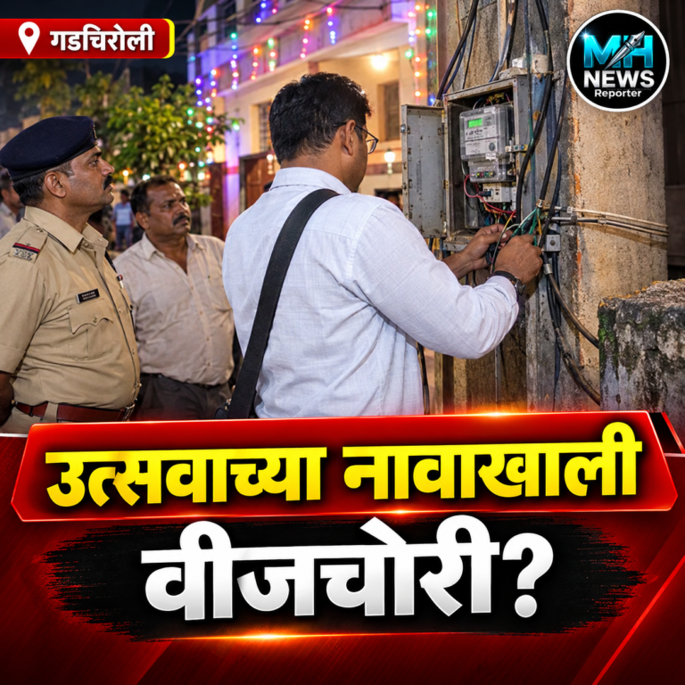 GADCHIROLI : वीजचोरी करणाऱ्यांवर महावितरण कारवाई करणार?
